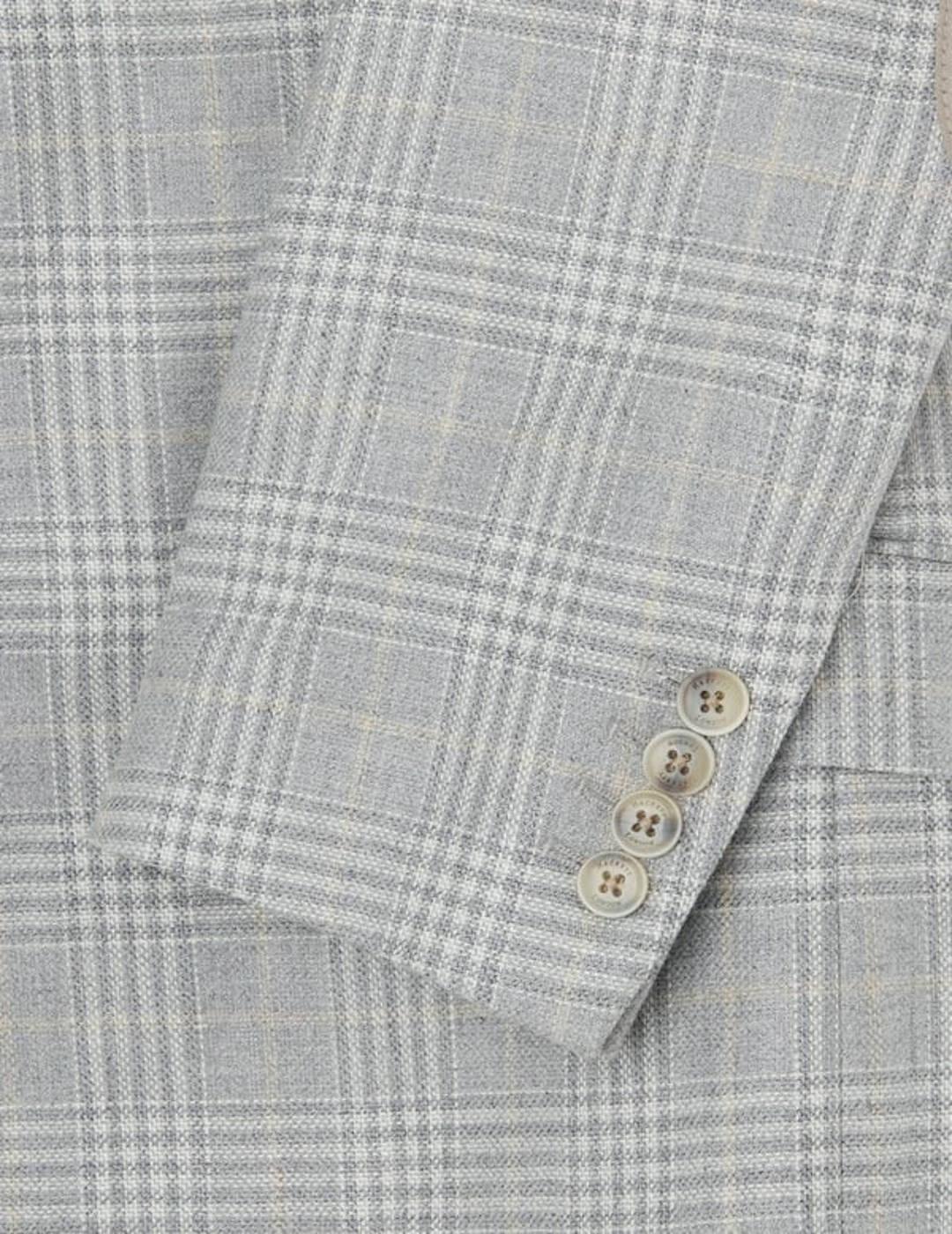 Americana HACKETT Cuadros Perla/Beige