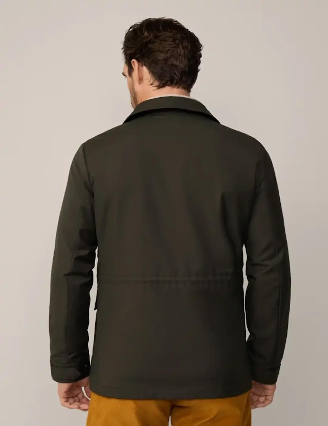 Gabardina Corta HACKETT Verde Oscuro