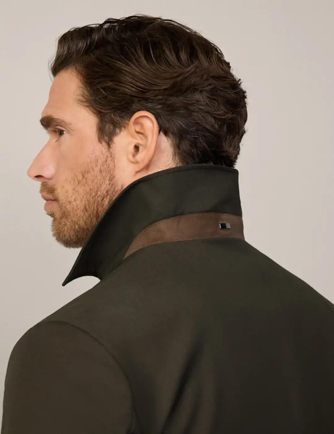 Gabardina Corta HACKETT Verde Oscuro