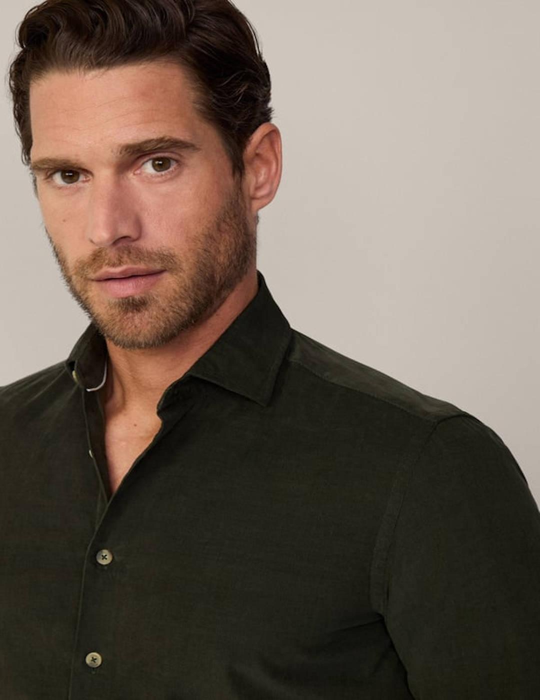 Camisa Micropana Hackett Verde
