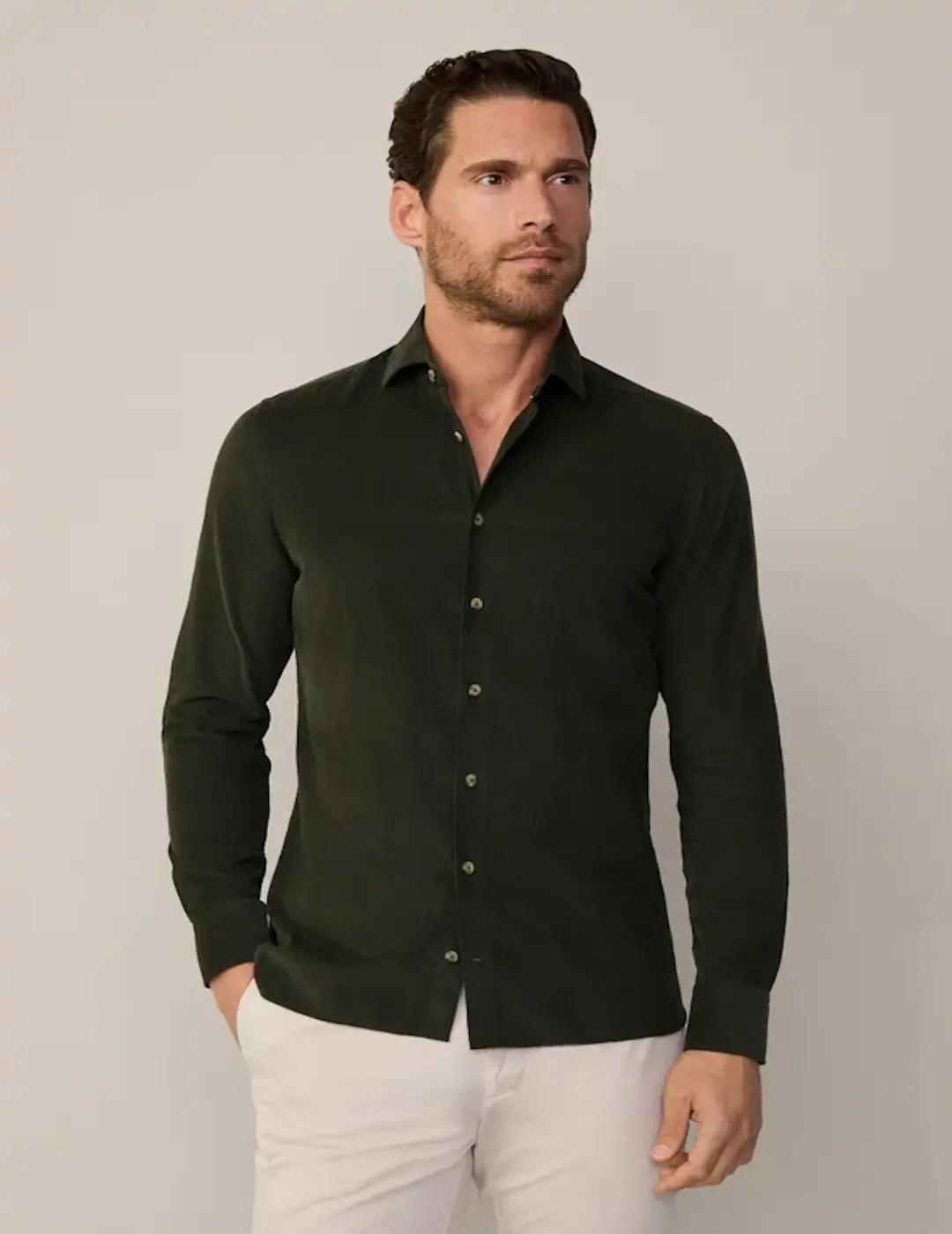 Camisa Micropana Hackett Verde