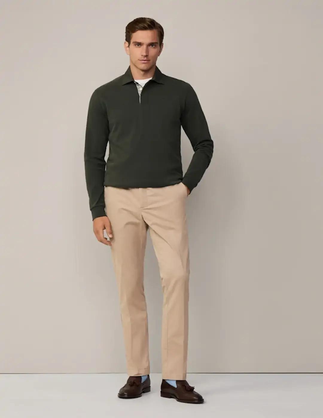 Polo HACKETT Kakhi Oscuro