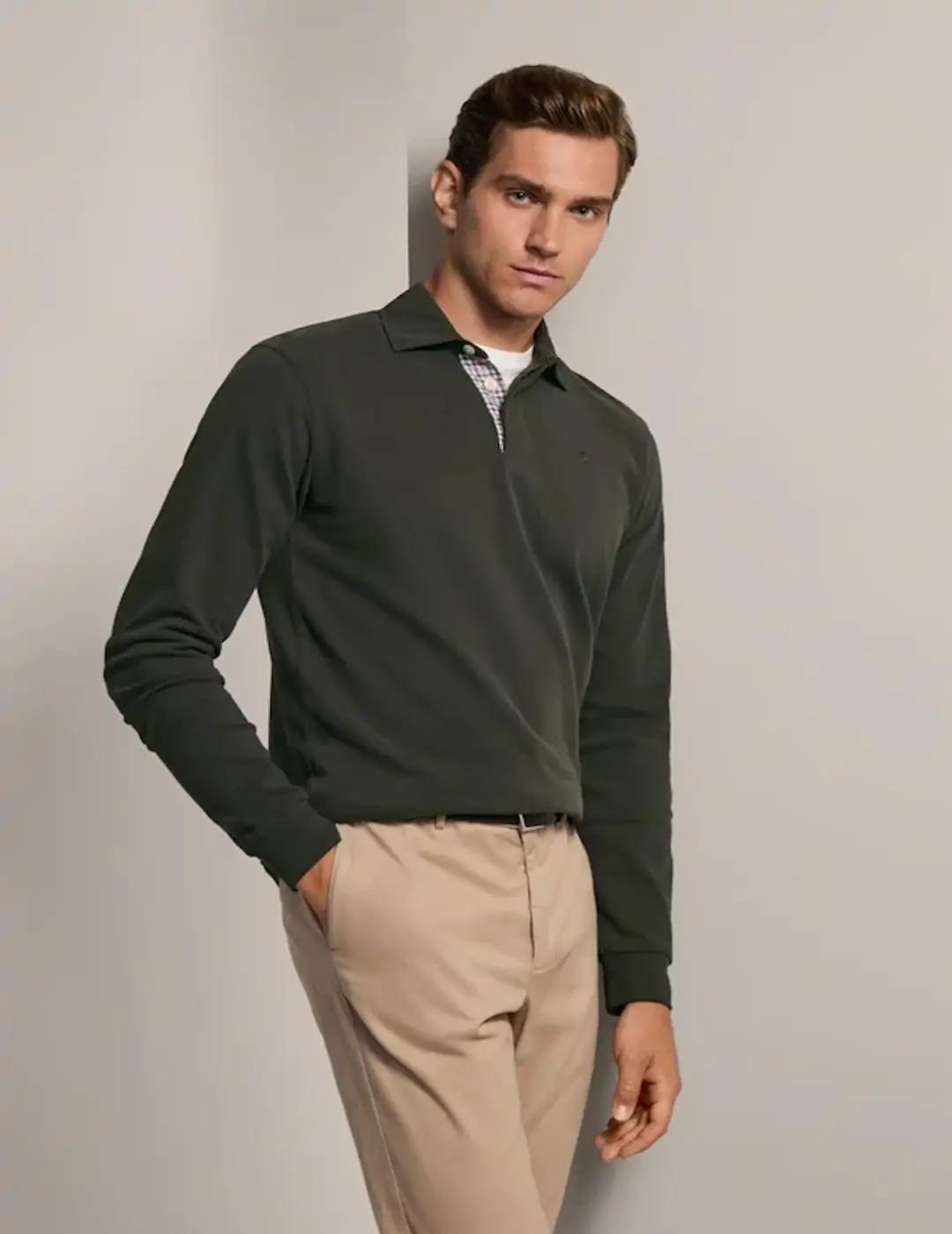 Polo HACKETT Kakhi Oscuro