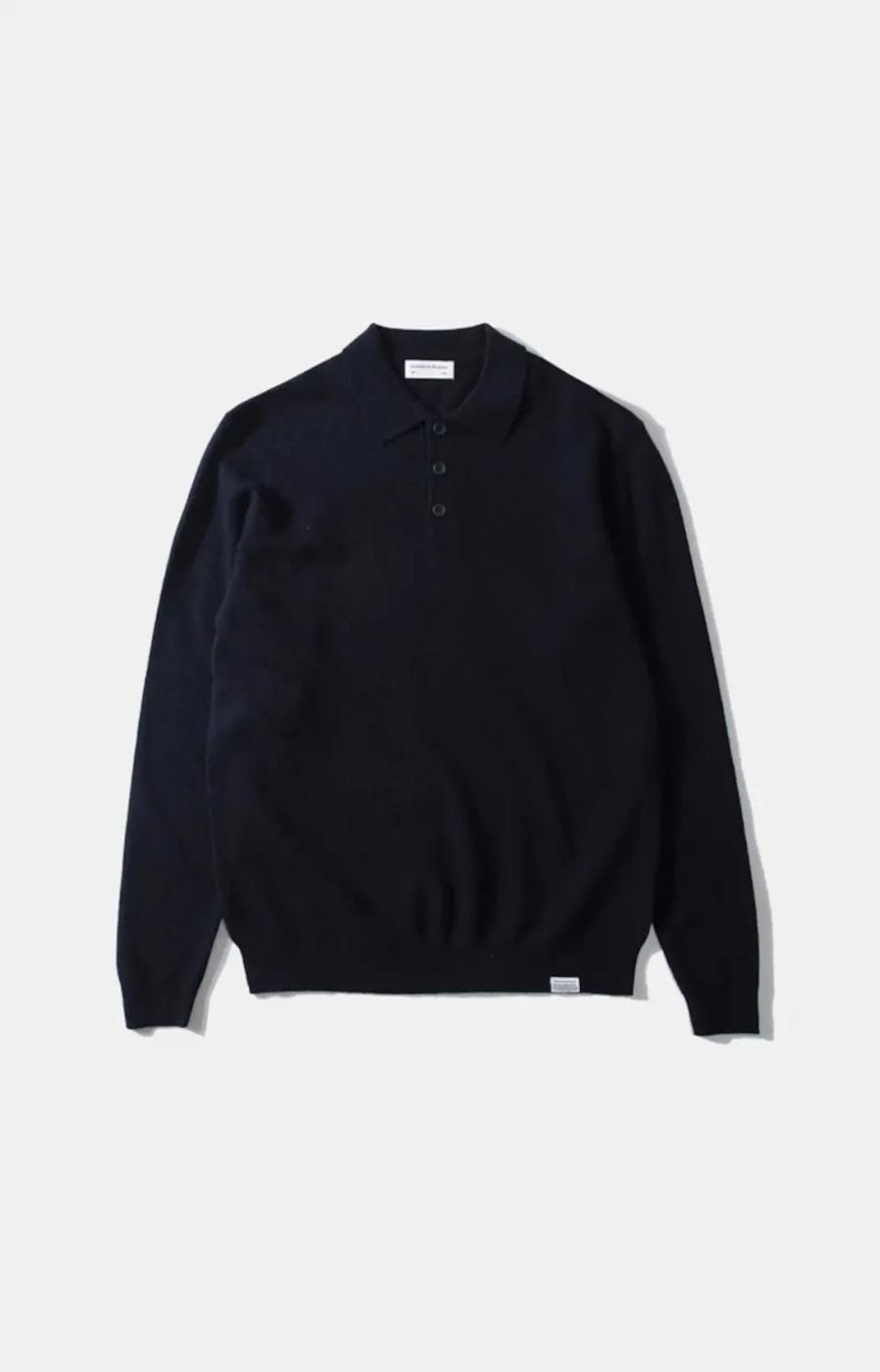 Sweter Polo EDMMOND Marino