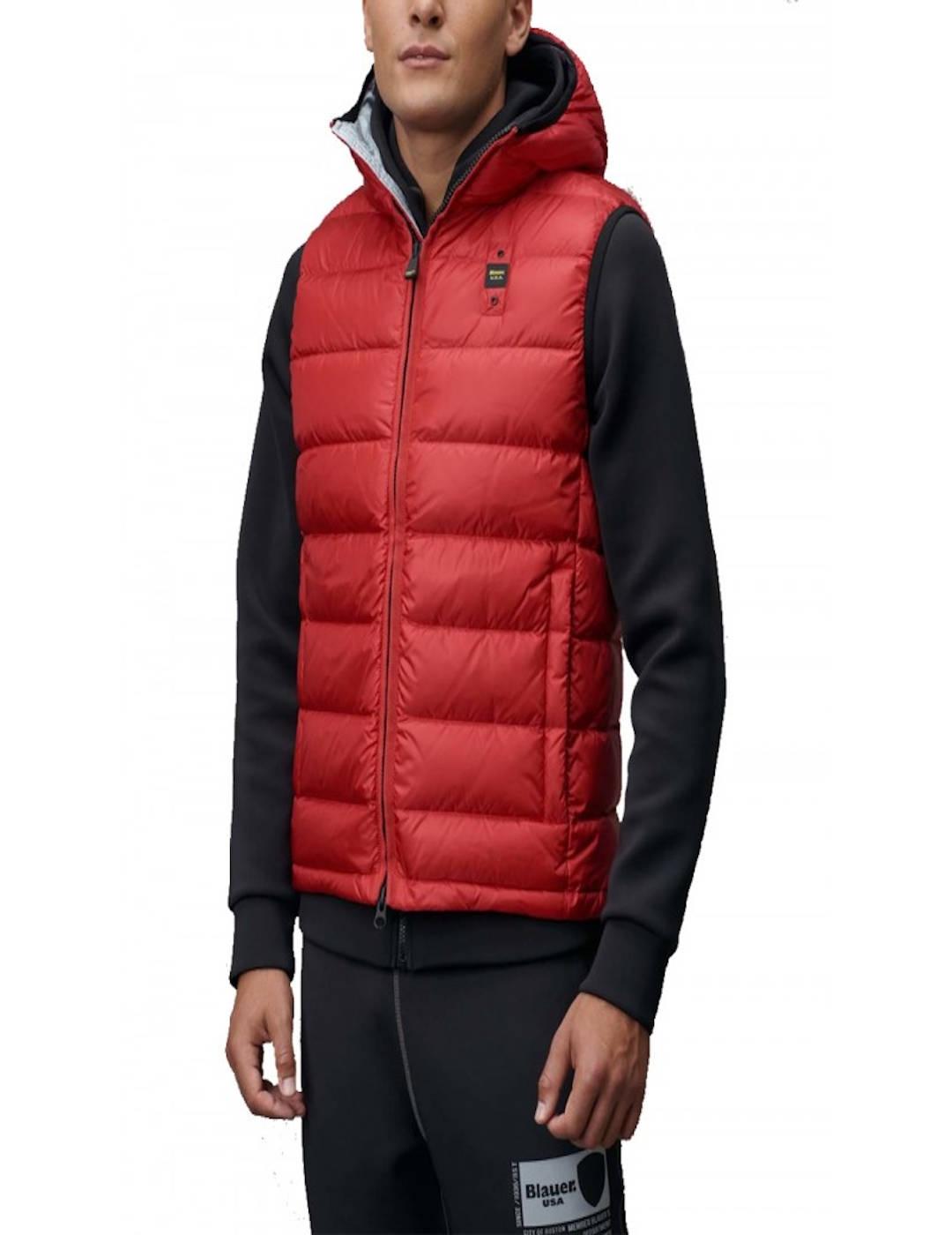 Chaleco Capucha BLAUER Rojo