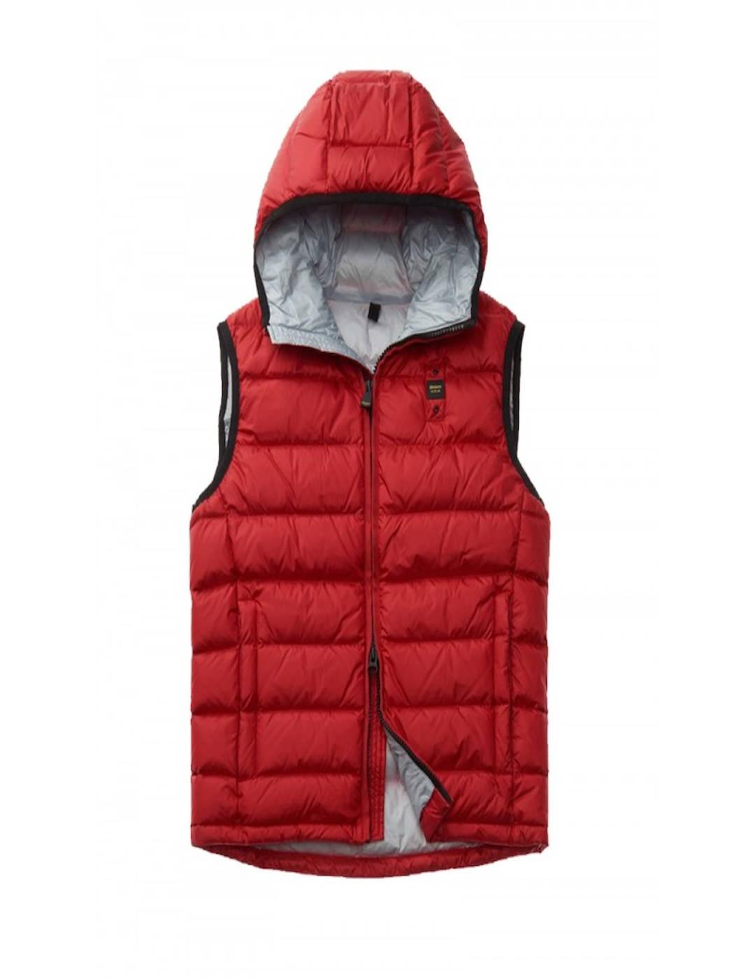 Chaleco Capucha BLAUER Rojo